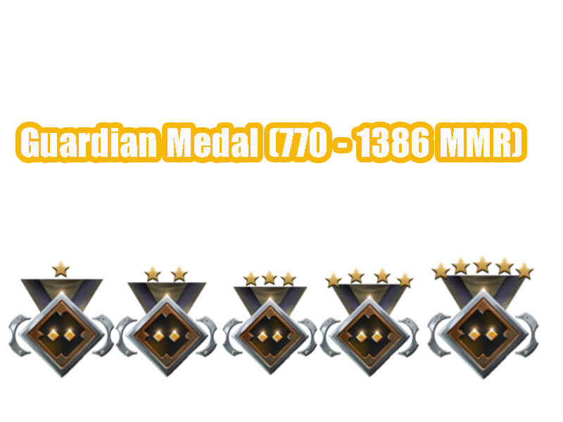 Guardian Medal (770 - 1386 MMR)