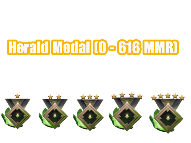 Herald Medal (0 - 616 MMR)